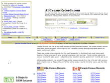 Tablet Screenshot of allcensusrecords.com